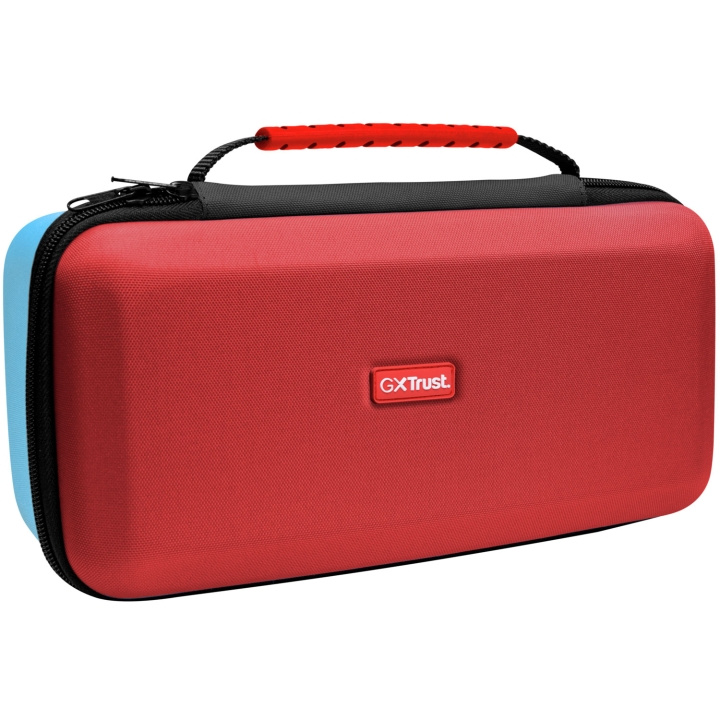 Trust GXT 1252RB XL Hardcase Nintendo Switch 2 Röd/Blå in de groep HOME ELECTRONICS / Spelconsoles en accessoires / Nintendo Switch bij TP E-commerce Nordic AB (D19742)