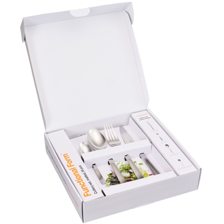 Fiskars Bestickset FF matt 24-delar i gåvoask in de groep HUISHOUDEN & TUIN / Keukengerei / Overige keukengereedschap bij TP E-commerce Nordic AB (D19756)