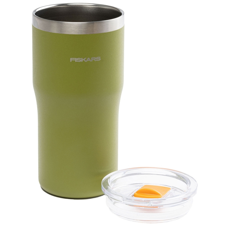 Fiskars Termosmugg grön 0,5 liter On-the-go mug in de groep SPORT, VRIJE TIJD & HOBBY / Buitenrecreatie / Thermosflessen & Waterflessen bij TP E-commerce Nordic AB (D19759)
