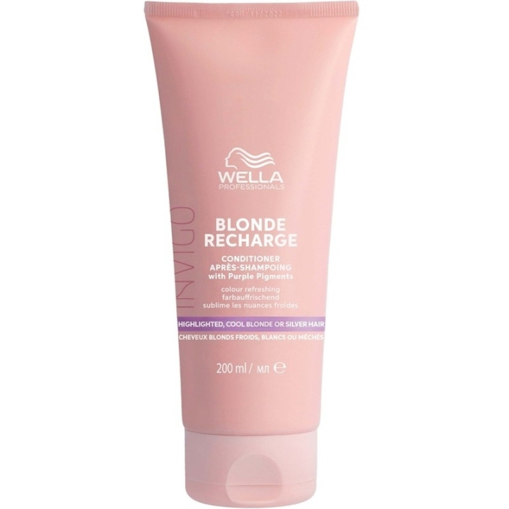 Wella Professionals Invigo Blonde Recharge Cool Blonde Conditioner 200ml in de groep BEAUTY & HEALTH / Haar & Styling / Haarverzorging / Conditioner bij TP E-commerce Nordic AB (D19784)
