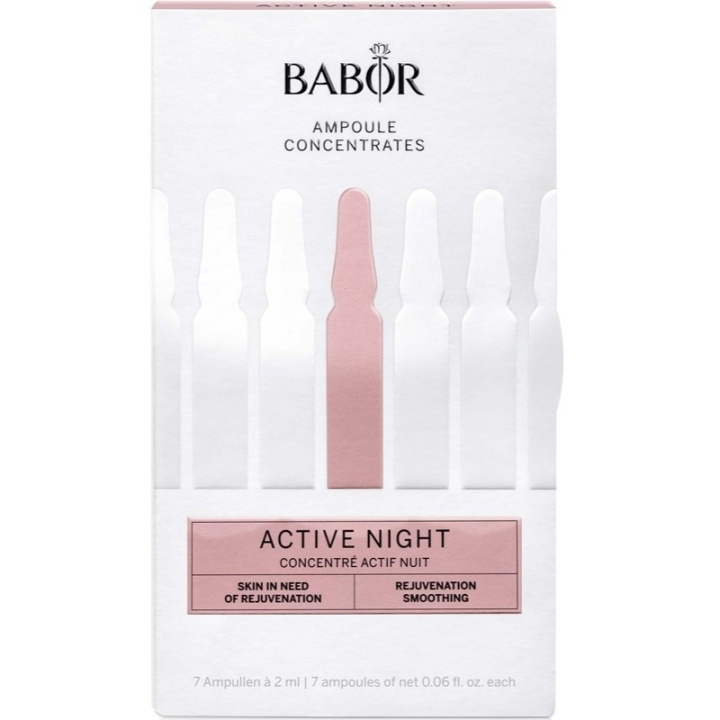 Babor Ampoule Concentrates Active Night 7x2ml in de groep BEAUTY & HEALTH / Huidsverzorging / Gezicht / Huidserum bij TP E-commerce Nordic AB (D19791)