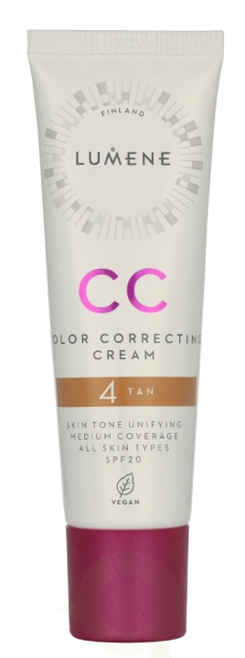 Lumene CC Color Correcting Cream SPF20 30 ml #4 Tan in de groep BEAUTY & HEALTH / Huidsverzorging / Gezicht / Dagcrème bij TP E-commerce Nordic AB (D19864)
