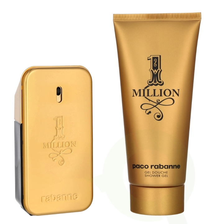 Paco Rabanne 1 Million Giftset 150 ml Edt Spray 50ml/Shower Gel 100ml in de groep BEAUTY & HEALTH / Geuren & Parfum / Parfum bij TP E-commerce Nordic AB (D19882)