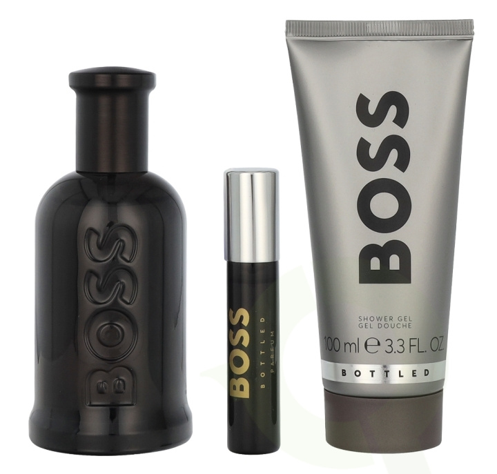 Hugo Boss Bottled Giftset 210 ml Edp Spray 100ml/ Edp Spray 10ml/Shower Gel 100ml in de groep BEAUTY & HEALTH / Cadeausets / Cadeausets voor hem bij TP E-commerce Nordic AB (D19884)