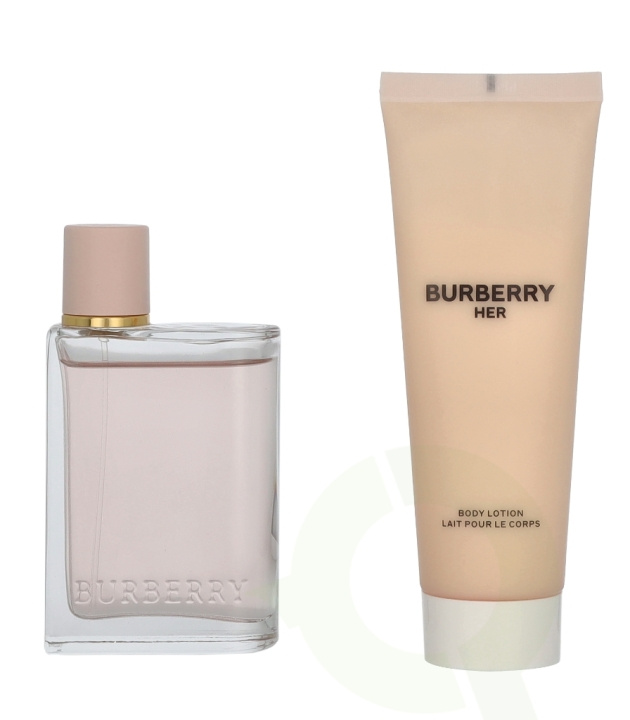 Burberry Her Giftset 125 ml Edp Spray 50ml/Body Lotion 75ml in de groep BEAUTY & HEALTH / Cadeausets / Cadeausets voor haar bij TP E-commerce Nordic AB (D19889)