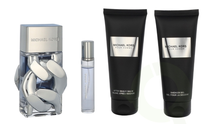 Michael Kors Pour Homme Giftset 310 ml Edp Spray 100ml/Shower Gel 100ml/After Shave Balm 100ml/Edp Spray 10ml in de groep BEAUTY & HEALTH / Geuren & Parfum / Parfum / Parfum voor hem bij TP E-commerce Nordic AB (D19909)