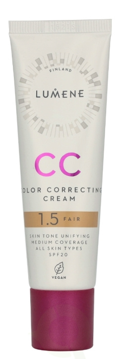Lumene CC Color Correcting Cream SPF20 30 ml #1,5 Fair in de groep BEAUTY & HEALTH / Huidsverzorging / Gezicht / Dagcrème bij TP E-commerce Nordic AB (D19913)