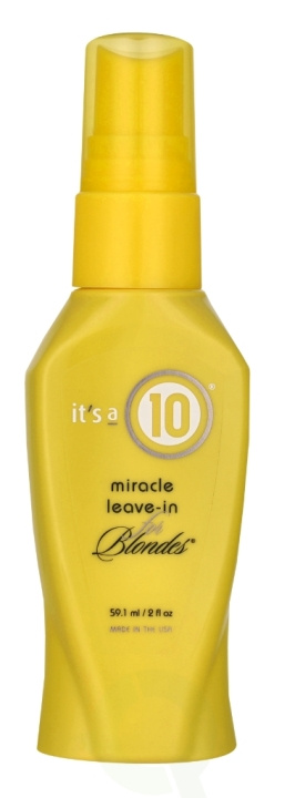 It\'s a 10 Miracle Leave-In For Blondes 59.1 ml in de groep BEAUTY & HEALTH / Haar & Styling / Haarverzorging / Haarmasker bij TP E-commerce Nordic AB (D19942)
