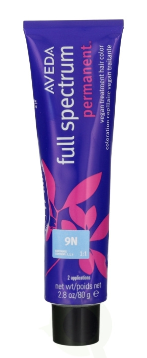 Aveda Full Spectrum Permanent Vegan Pure Tone Hair Color 80 g 9N in de groep BEAUTY & HEALTH / Haar & Styling / Haarverzorging / Haarverf / Haarverf & Kleurbommen bij TP E-commerce Nordic AB (D19968)