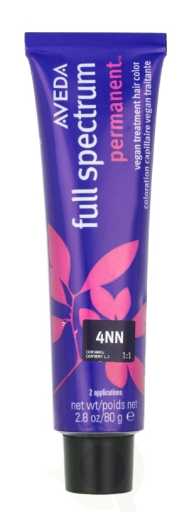 Aveda Full Spectrum Permanent Vegan Pure Tone Hair Color 80 g 4NN in de groep BEAUTY & HEALTH / Haar & Styling / Haarverzorging / Haarverf / Haarverf & Kleurbommen bij TP E-commerce Nordic AB (D19970)