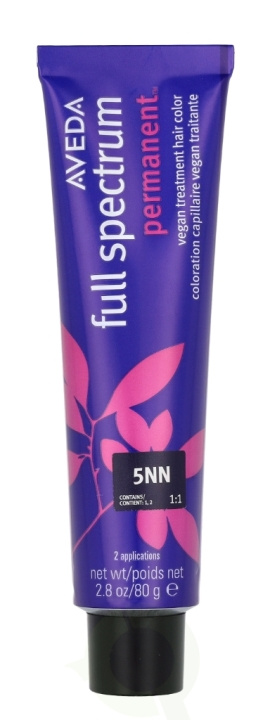 Aveda Full Spectrum Permanent Vegan Pure Tone Hair Color 80 g 5NN in de groep BEAUTY & HEALTH / Haar & Styling / Haarverzorging / Haarverf / Haarverf & Kleurbommen bij TP E-commerce Nordic AB (D19971)