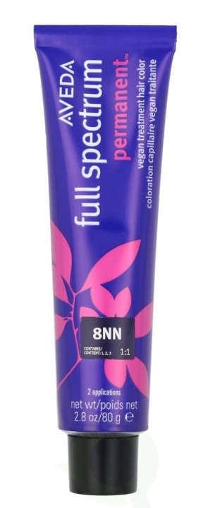Aveda Full Spectrum Permanent Vegan Pure Tone Hair Color 80 g 8NN in de groep BEAUTY & HEALTH / Haar & Styling / Haarverzorging / Haarverf / Haarverf & Kleurbommen bij TP E-commerce Nordic AB (D19974)
