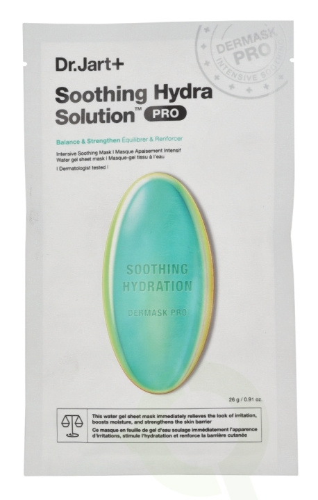 Dr. Jart + Dermask Pro Soothing Hydra Solution 26 g in de groep BEAUTY & HEALTH / Huidsverzorging / Gezicht / Maskers bij TP E-commerce Nordic AB (D20109)