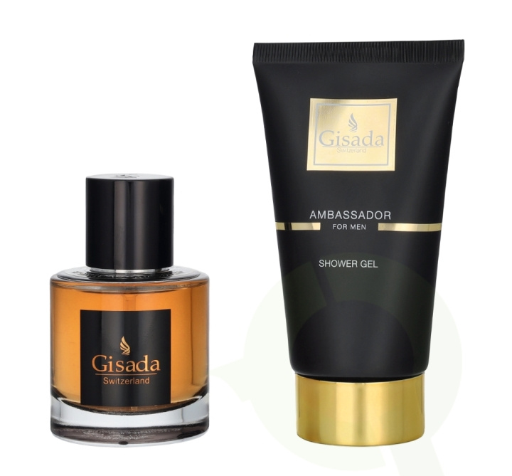 Gisada Ambassador Men Giftset 150 ml Edp Spray 50 ml/ Showergel 100 ml in de groep BEAUTY & HEALTH / Cadeausets / Cadeausets voor hem bij TP E-commerce Nordic AB (D20124)