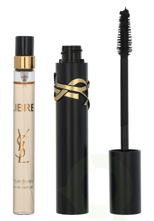 Yves Saint Laurent YSL Mascara Lash Clash Set 19 ml #01 Black - 9ml/10ml in de groep BEAUTY & HEALTH / Makeup / Ogen & Wenkbrauwen / Mascara bij TP E-commerce Nordic AB (D20126)