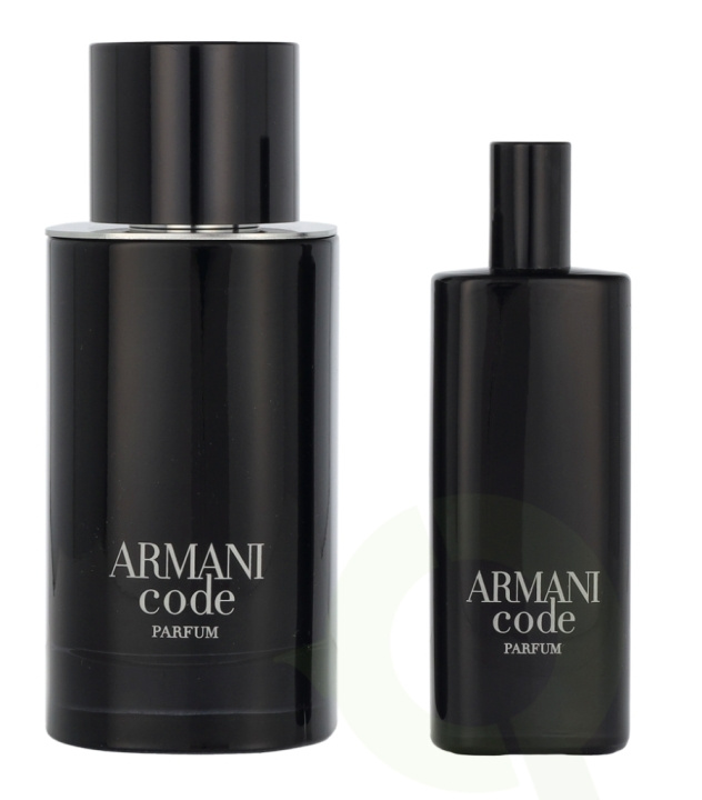 Armani Code Le Parfum Giftset 90 ml Edp Spray 75ml/Edp Spray 15ml-XMAS 23 in de groep BEAUTY & HEALTH / Geuren & Parfum / Parfum / Parfum voor hem bij TP E-commerce Nordic AB (D20128)