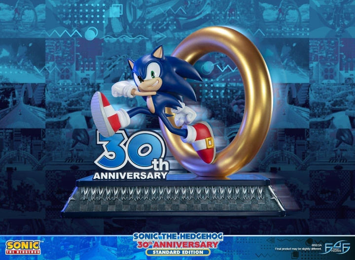 First4Figures Sonic de Egel - Sonic 30ste Verjaardag ( Hars) in de groep SPORT, VRIJE TIJD & HOBBY / Leuke dingen / Verzamelobjecten bij TP E-commerce Nordic AB (D20217)