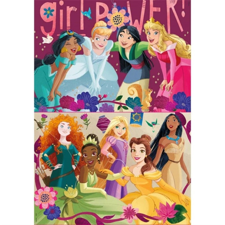 Educa 2x48 Disney Prinses 2 Puzzels (80-19675) in de groep SPEELGOED, KINDER- & BABYPRODUCTEN / Speelgoed / Kinderpuzzel bij TP E-commerce Nordic AB (D20238)