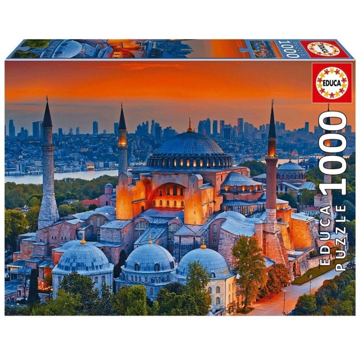 Educa 1000 stuks - Blauwe Moskee Istanbul Puzzel (19612) in de groep SPORT, VRIJE TIJD & HOBBY / Hobby / Puzzel bij TP E-commerce Nordic AB (D20241)