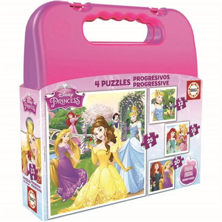 Educa Puzzel - 12-16-20-25 Disney Princess (80-16508) in de groep SPEELGOED, KINDER- & BABYPRODUCTEN / Speelgoed / Kinderpuzzel bij TP E-commerce Nordic AB (D20249)