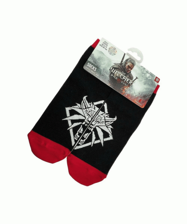 Good Loot The Witcher 3 Wolf Enkel Sokken in de groep SPORT, VRIJE TIJD & HOBBY / Leuke dingen / Verzamelobjecten bij TP E-commerce Nordic AB (D20262)