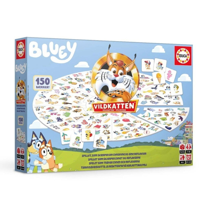 Educa Vildkatten Bluey (78-20074) in de groep SPEELGOED, KINDER- & BABYPRODUCTEN / Speelgoed / Kinderpuzzel bij TP E-commerce Nordic AB (D20270)