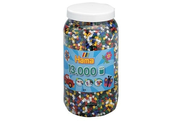 Hama Midi kralen 13000stk Mix 66 - (381166) in de groep SPORT, VRIJE TIJD & HOBBY / Hobby / Kralen bij TP E-commerce Nordic AB (D20280)