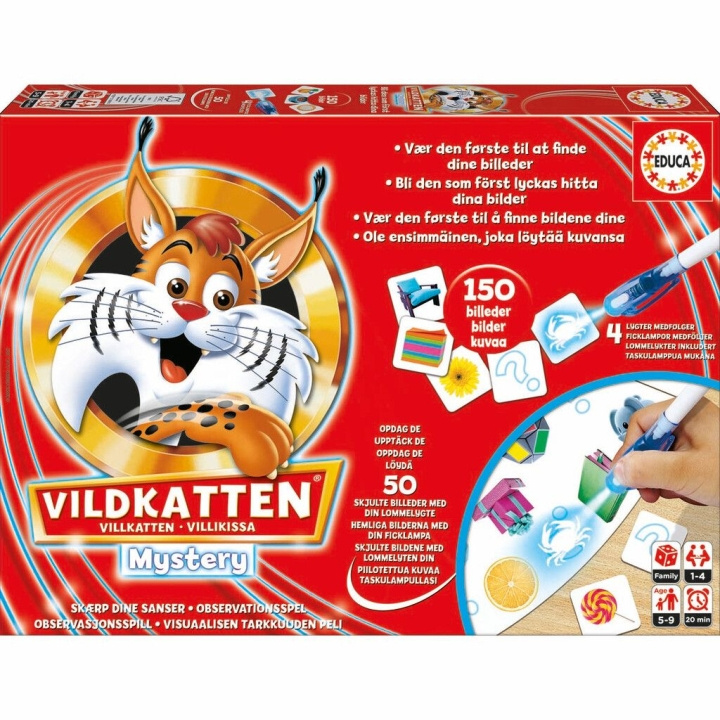 Educa Vildkatten - Mysterie 150 Stuks (78-19603) in de groep SPEELGOED, KINDER- & BABYPRODUCTEN / Speelgoed / Kinderpuzzel bij TP E-commerce Nordic AB (D20308)