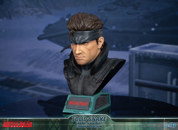 First4Figures Metal Gear Solid (Solid Snake Grand-Scale Bust) RESIN standbeeld in de groep SPORT, VRIJE TIJD & HOBBY / Leuke dingen / Verzamelobjecten bij TP E-commerce Nordic AB (D20321)