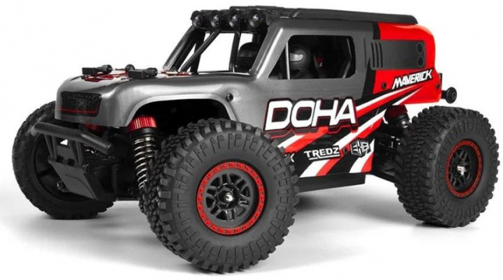 Maverick Doha 1/20 4WD elektrische vrachtwagen - Rood (150701) in de groep SPEELGOED, KINDER- & BABYPRODUCTEN / Op afstand bestuurbaar / Overige RC bij TP E-commerce Nordic AB (D20340)