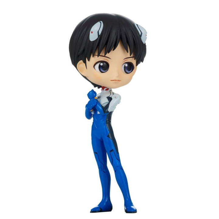 Evangelion: New Theatrical Edition - Q Posket-Shinji Ikari Plugsuit Style (Ver.A) Figuur in de groep SPORT, VRIJE TIJD & HOBBY / Leuke dingen / Verzamelobjecten bij TP E-commerce Nordic AB (D20352)