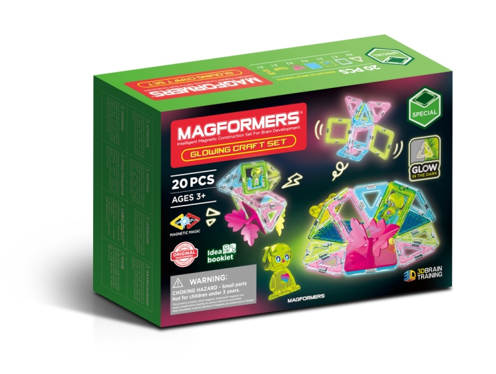 Magformers Gloeiende knutselset 20 stuks (20-799022) in de groep SPEELGOED, KINDER- & BABYPRODUCTEN / Speelgoed / Ambachten bij TP E-commerce Nordic AB (D20358)