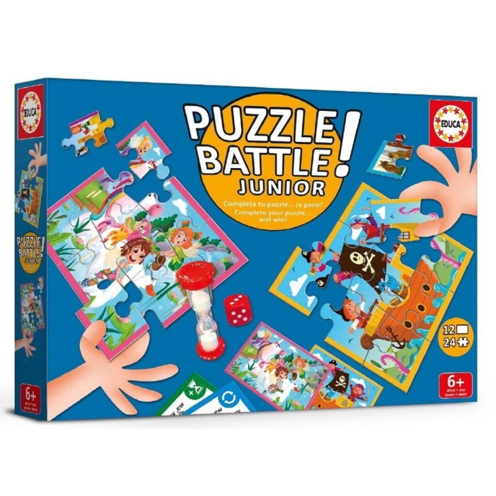 Educa Puzzelslag Junior Dieren - (80-20116) in de groep SPEELGOED, KINDER- & BABYPRODUCTEN / Speelgoed / Kinderpuzzel bij TP E-commerce Nordic AB (D20360)