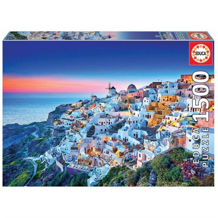 Educa Puzzel - 1500 stukjes - Santorini (80-19040) in de groep SPORT, VRIJE TIJD & HOBBY / Hobby / Puzzel bij TP E-commerce Nordic AB (D20375)