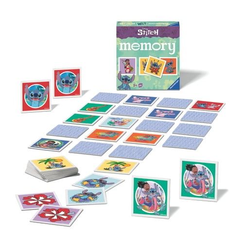 Ravensburger Disney Stitch Mini memory - 48 kaarten (10624696) in de groep SPEELGOED, KINDER- & BABYPRODUCTEN / Spelletje / Kaartspel bij TP E-commerce Nordic AB (D20412)