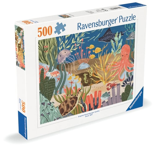 Ravensburger Oceaan Whimsie - 500p (12001385) in de groep SPORT, VRIJE TIJD & HOBBY / Hobby / Puzzel bij TP E-commerce Nordic AB (D20427)