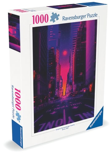 Ravensburger New York In Neon - 1000p (12001436) in de groep SPORT, VRIJE TIJD & HOBBY / Hobby / Puzzel bij TP E-commerce Nordic AB (D20434)