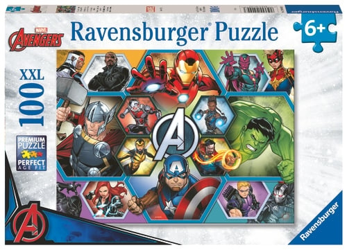 Ravensburger Marvel Avengers - 100p (12004029) in de groep SPEELGOED, KINDER- & BABYPRODUCTEN / Speelgoed / Kinderpuzzel bij TP E-commerce Nordic AB (D20444)
