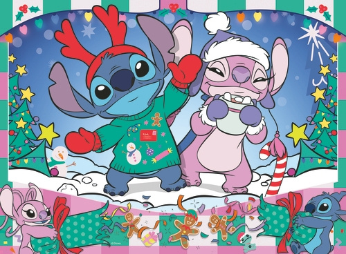 Ravensburger Disney Stitch Kerstmis - 100p (12004030) in de groep SPEELGOED, KINDER- & BABYPRODUCTEN / Speelgoed / Kinderpuzzel bij TP E-commerce Nordic AB (D20445)