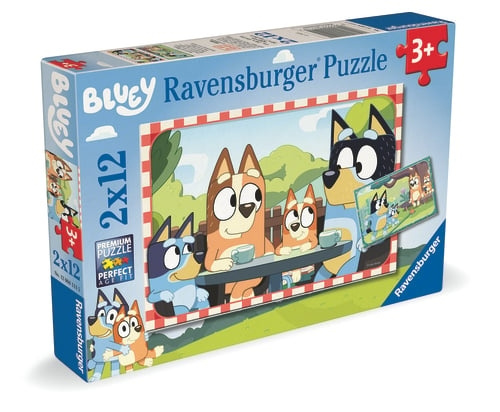 Ravensburger Bluey 2x12p (12004111) in de groep SPEELGOED, KINDER- & BABYPRODUCTEN / Speelgoed / Kinderpuzzel bij TP E-commerce Nordic AB (D20455)