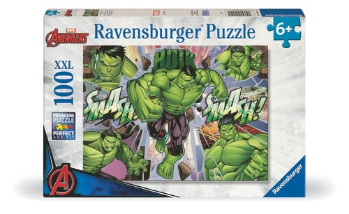 Ravensburger Marvel Hulk 100p XXL - (12004119) in de groep SPEELGOED, KINDER- & BABYPRODUCTEN / Speelgoed / Kinderpuzzel bij TP E-commerce Nordic AB (D20461)