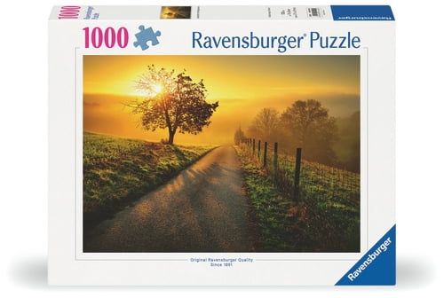 Ravensburger Landschap In Ochtendzon - 1000 p (12001445) in de groep SPORT, VRIJE TIJD & HOBBY / Hobby / Puzzel bij TP E-commerce Nordic AB (D20473)