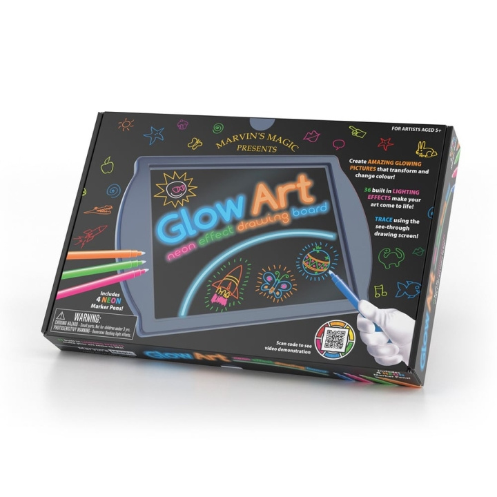 Marvin\'s Magic Marvins Magie - Glow Art - Zwart - (MMG009B) in de groep SPEELGOED, KINDER- & BABYPRODUCTEN / Speelgoed / Speelgoed bij TP E-commerce Nordic AB (D20487)