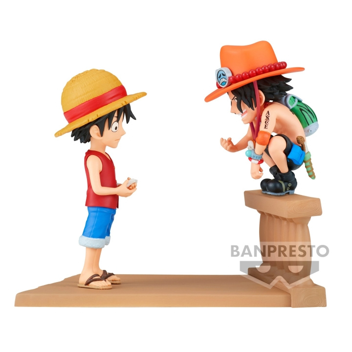 Banpresto One Piece Aap D. Luffy & Portgas D. Ace - (BP89475P) in de groep SPORT, VRIJE TIJD & HOBBY / Leuke dingen / Verzamelobjecten bij TP E-commerce Nordic AB (D20491)
