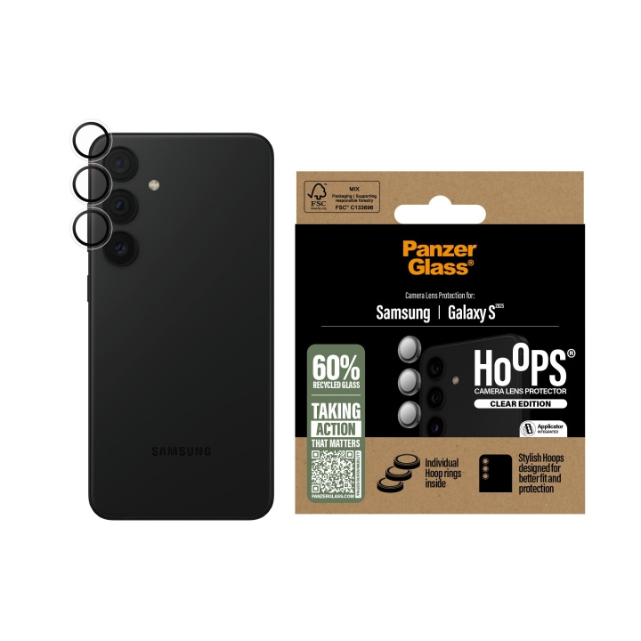 Panzer Glass - Hoops Lensbeschermer Galaxy S25, transparant in de groep SMARTPHONE & TABLETS / Mobielbescherming / Samsung bij TP E-commerce Nordic AB (D20495)