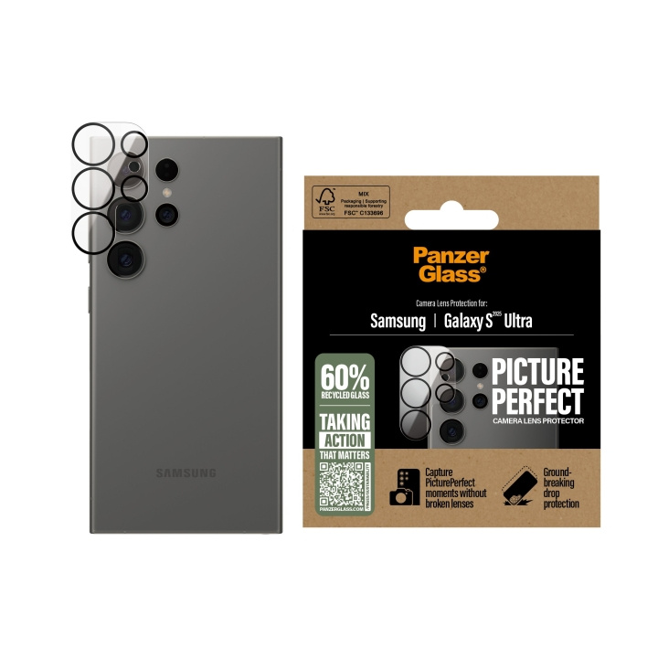 Panzer Glas - PicturePerfect lensbescherming Galaxy S25 Ultra in de groep SMARTPHONE & TABLETS / Mobielbescherming / Samsung bij TP E-commerce Nordic AB (D20500)