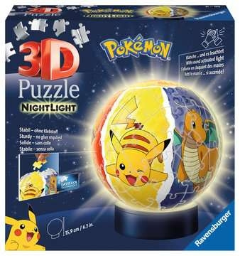 Ravensburger 3D Pokémon Nachtlicht 72p - (10311547) in de groep SPEELGOED, KINDER- & BABYPRODUCTEN / Kinderkamer / Babylampen / Nachtlampen bij TP E-commerce Nordic AB (D20504)