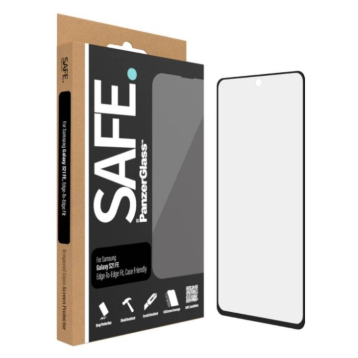 PanzerGlass SAFE by PanzerGlass - Screen Protector - Samsung Galaxy S21 FE in de groep SMARTPHONE & TABLETS / Mobielbescherming / Samsung bij TP E-commerce Nordic AB (D20527)