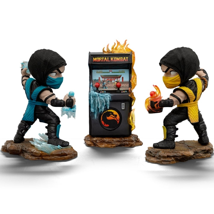 Iron Studios & Minico Mortal Kombat - Scorpion Vs Sub-zero Arcade Set Minico Figuren in de groep SPEELGOED, KINDER- & BABYPRODUCTEN / Speelgoed / Figuren, Miniaturen & accessoires bij TP E-commerce Nordic AB (D20537)