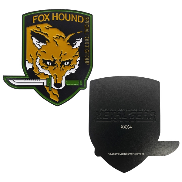 Fanatik Metal Gear Solid FOXHOUND Insignia Limited Edition Ingot in de groep SPORT, VRIJE TIJD & HOBBY / Leuke dingen / Verzamelobjecten bij TP E-commerce Nordic AB (D20539)